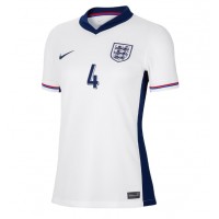 Camisa de time de futebol Inglaterra Declan Rice #4 Replicas 1º Equipamento Feminina Europeu 2024 Manga Curta